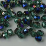 Zdjęcie - Fire Polish Blue Iris - Emerald (BR50730) 4mm
